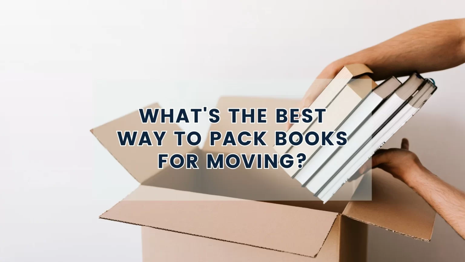 how to pack books for moving