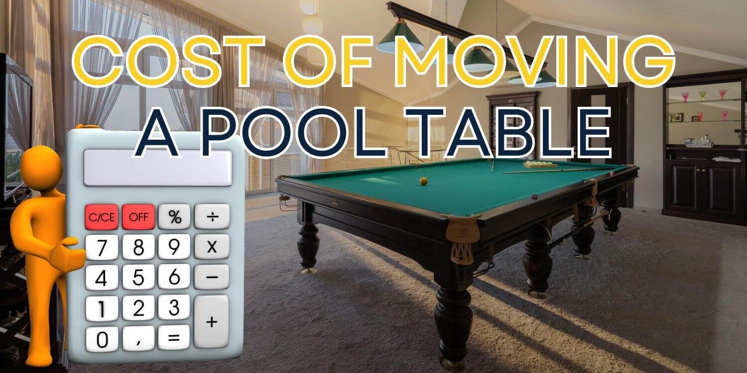 how much does it cost to move a pool table