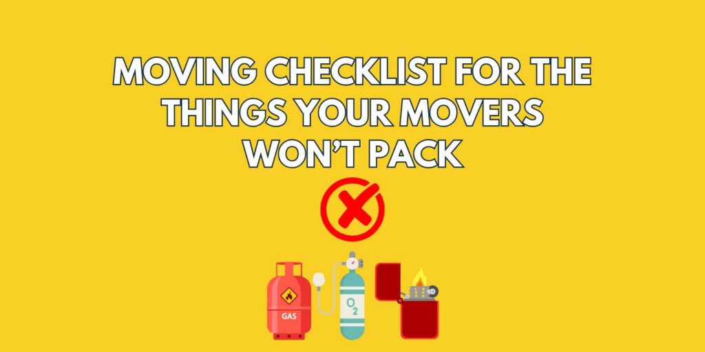 things movers won't pack