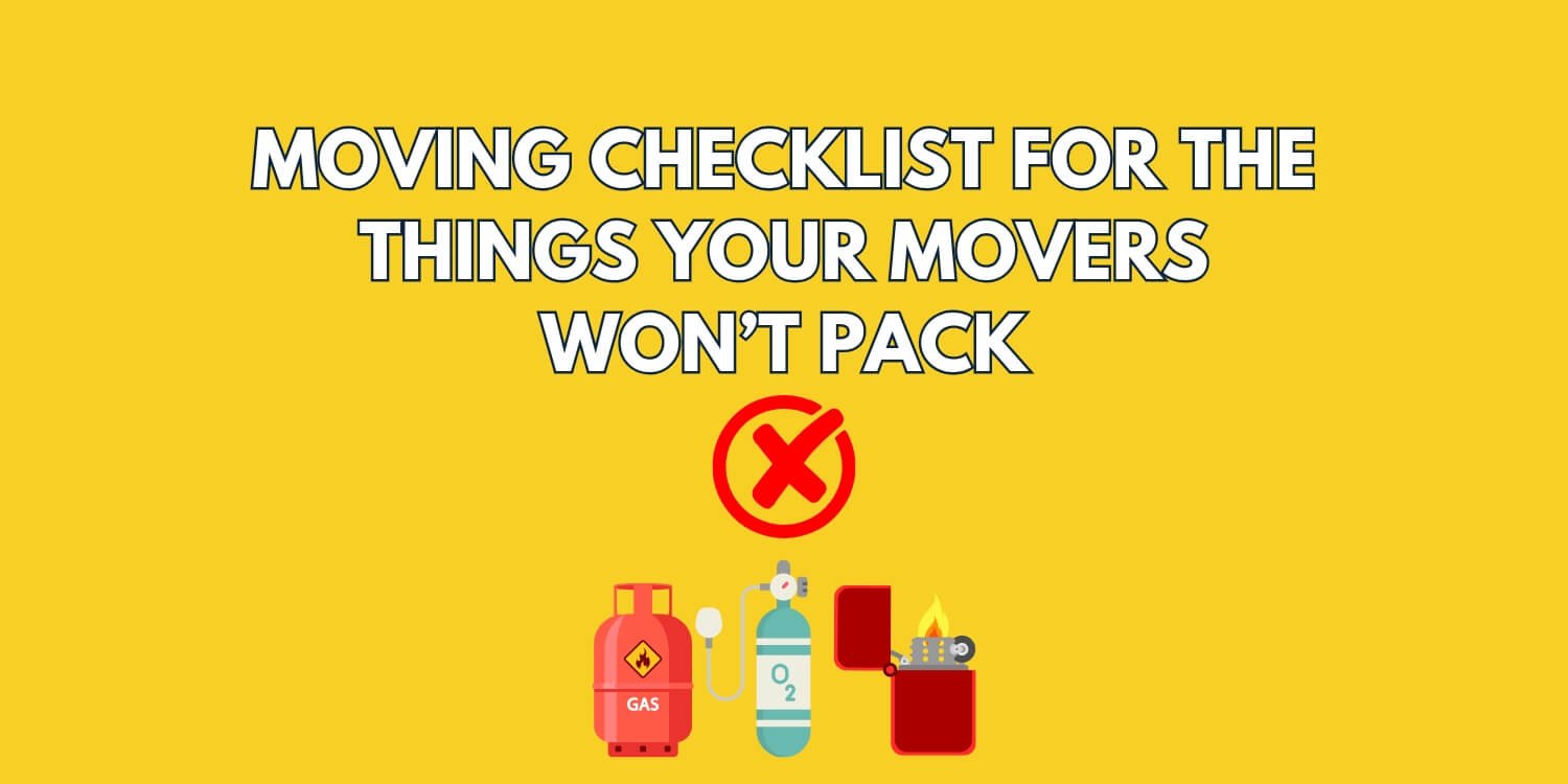 things movers won't pack
