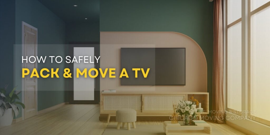 how to pack a tv to move