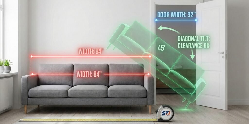 how do you get a sofa through a door