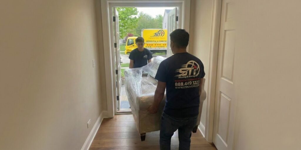 how to get a couch through a door