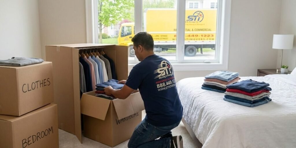how to pack clothes for moving