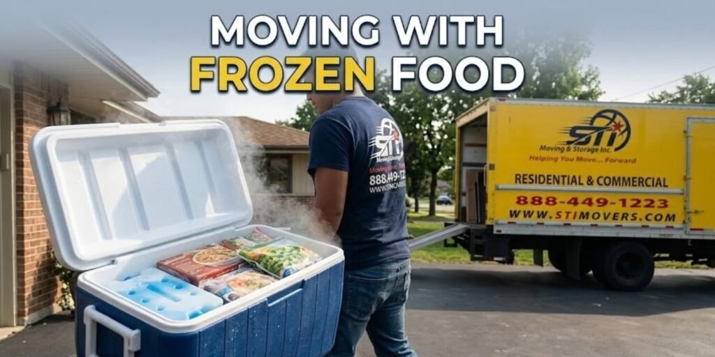moving with frozen food