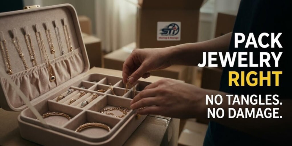 how to pack jewelry for moving