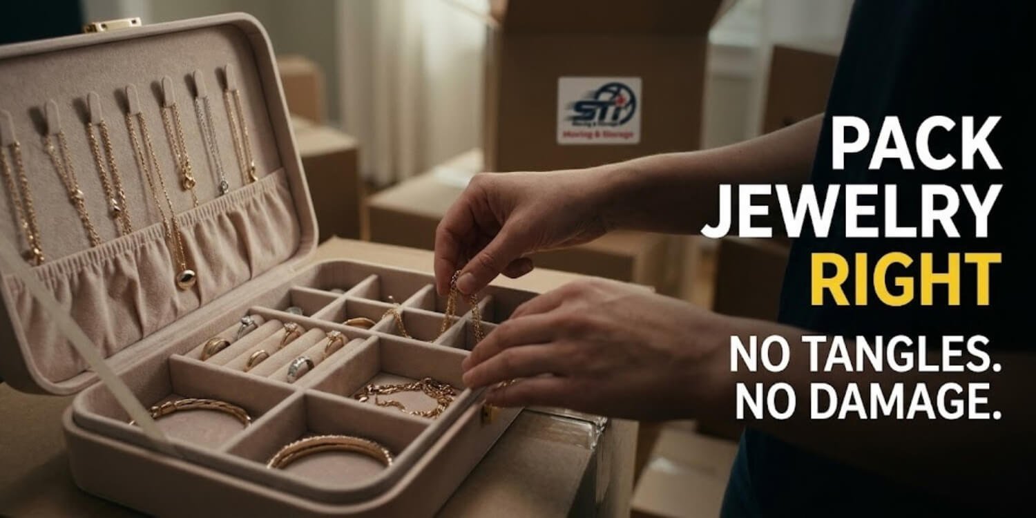 how to pack jewelry for moving