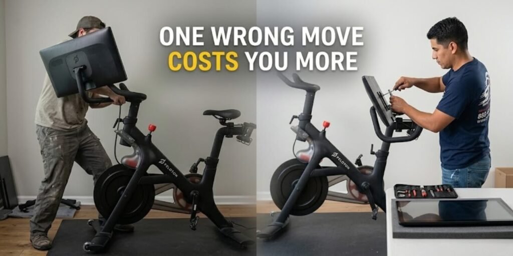 how to remove peloton screen